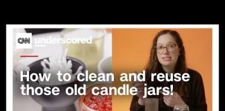 Done burning a candle? Here’s how to reuse the jar instead of throwing it out
