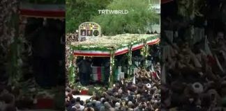 Funeral procession held for Iran's President Raisi in Tabriz