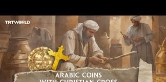 Here's the story of an Arabic coin with a Christian cross