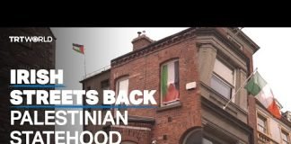 Irish streets support government's move to back Palestinian statehood