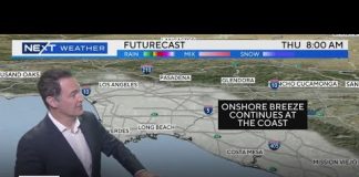 It will be cool and cloudy along the coast, while inland areas warm up (May 30)