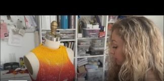 LA designer dazzles fashion world with metal chainmail couture