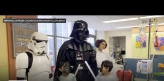 Patients at Long Beach children's hospital treated to Star Wars Day surprise