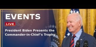 President Biden Presents the Commander-in-Chief’s Trophy
