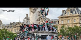 Pro-Palestine protests intensify in Paris after Netanyahu interview on French channel