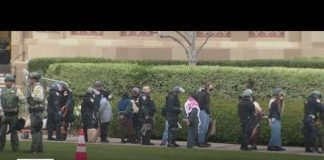 Protesters continue to be arrested on the UCLA campus