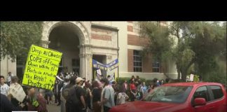 Protesters return to UCLA, take over Dodd Hall
