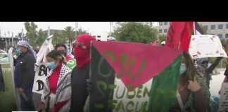 Protests at CSU Long Beach's Board of Trustees Meeting as pro-Palestinian demonstrations continue