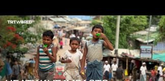 Rohingya refugees in Bangladesh suffer under heatwave
