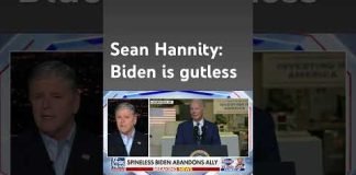 Sean Hannity: Biden is telling the world American lives don't matter #shorts