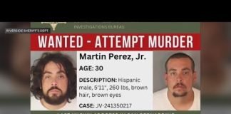 Search for man accused of shooting at deputy in Riverside