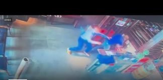 Search for the person caught on camera attacking a Los Angeles Wokcano employee