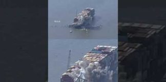 Section of Baltimore’s Francis Scott Key Bridge demolished