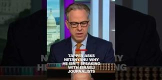 Tapper asks Netanyahu why he isn’t speaking with Israeli journalists