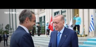 Turkish President Recep Tayyip Erdoğan met with Greek PM