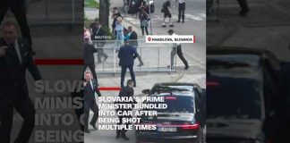Video shows Slovakia’s prime minister bundled into car after being shot multiple times #cnn #news