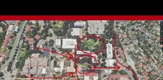 Where are police taking detained protesters at UCLA?