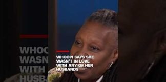 Whoopi says she wasn't in love with any of her husbands