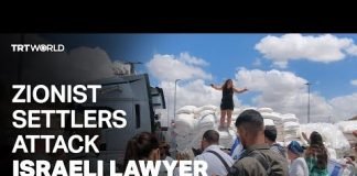 Zionist settlers attack Israeli lawyer defending Gaza Aid