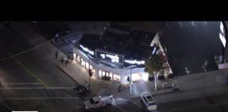 1 hurt after car slams into Burbank restaurant