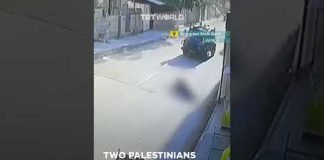 CCTV captures moment Israeli forces shot two Palestinians in Jenin