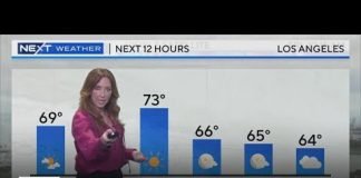 Comedian Jodi Miller takes a shot at reporting KCAL News weather