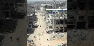 Drone footage reveals massive destruction in northern Gaza