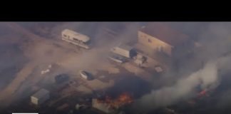 Firefighters halt grass fire burning near homes in Lancaster