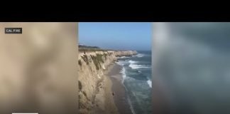 Kite surfer rescued from beach near San Jose