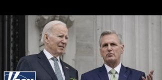 McCarthy recalls 'awkward' moment with Biden behind closed doors