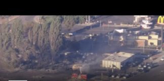 More than 1,200 people evacuated as 4,400-acre Post Fire continues to burn near 5 Freeway