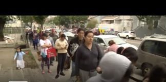 Nonprofit food bank founder celebrates 94th birthday with food pantry in Downtown LA