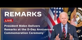 President Biden Delivers Remarks at the D-Day Anniversary Commemoration Ceremony