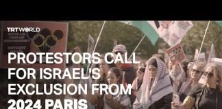 Protestors Call for Israel’s Exclusion from 2024 Paris Olympics