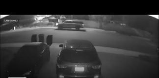 Security camera catches thieves stealing a community's entire mailbox