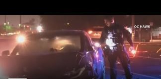 Self-driving Tesla crashes into police cruiser in Fullerton