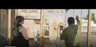 Throwing axes at Upland's annual Lemon Festival