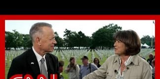 Tom Hanks asked if he is worried about another Trump presidency. Hear his response