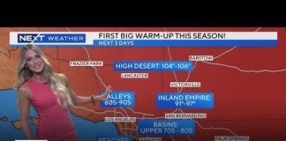 Triple-digit temperatures heading to Southern California