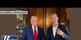 Trump brings hilarious gift to Logan Paul