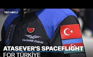 Turkish astronaut Tuva Atasever completes suborbital flight