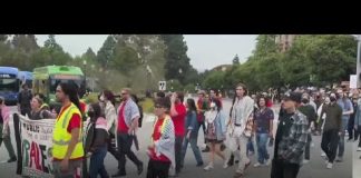 UCLA graduation ceremonies amid protests