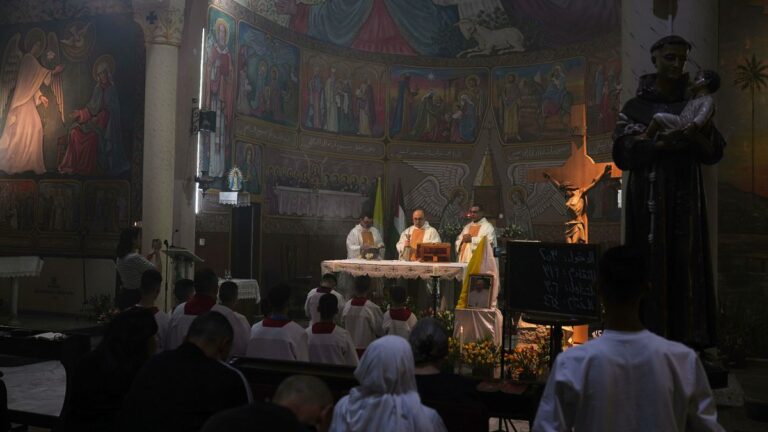 Christian Palestinians mourn Pope Francis, an outspoken voice for peace in Gaza